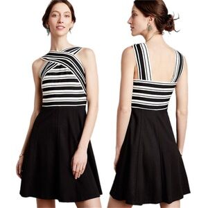 Anthropologie Maeve NWT Crosswise Flare Dress Bandage In Size 8